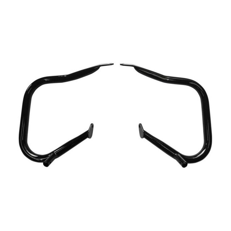 Drag Specialties Saddlebag Buffalo Bars For Harley Touring 2014-2024 Black [Open Box] - Image 2