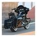 HogWorkz OE Color Matched 4" Stretched Dual Cut Saddlebags For Harley Touring - Image 2