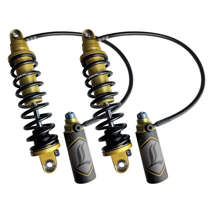 buy Harley Legend REVO-ARC shocks online, buy REVO-ARC remote reservoir shocks for Harley, Legend REVO-ARC shocks Harley 2014-2024